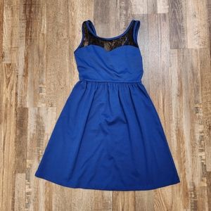 Delirious Lacy top blue dress size S